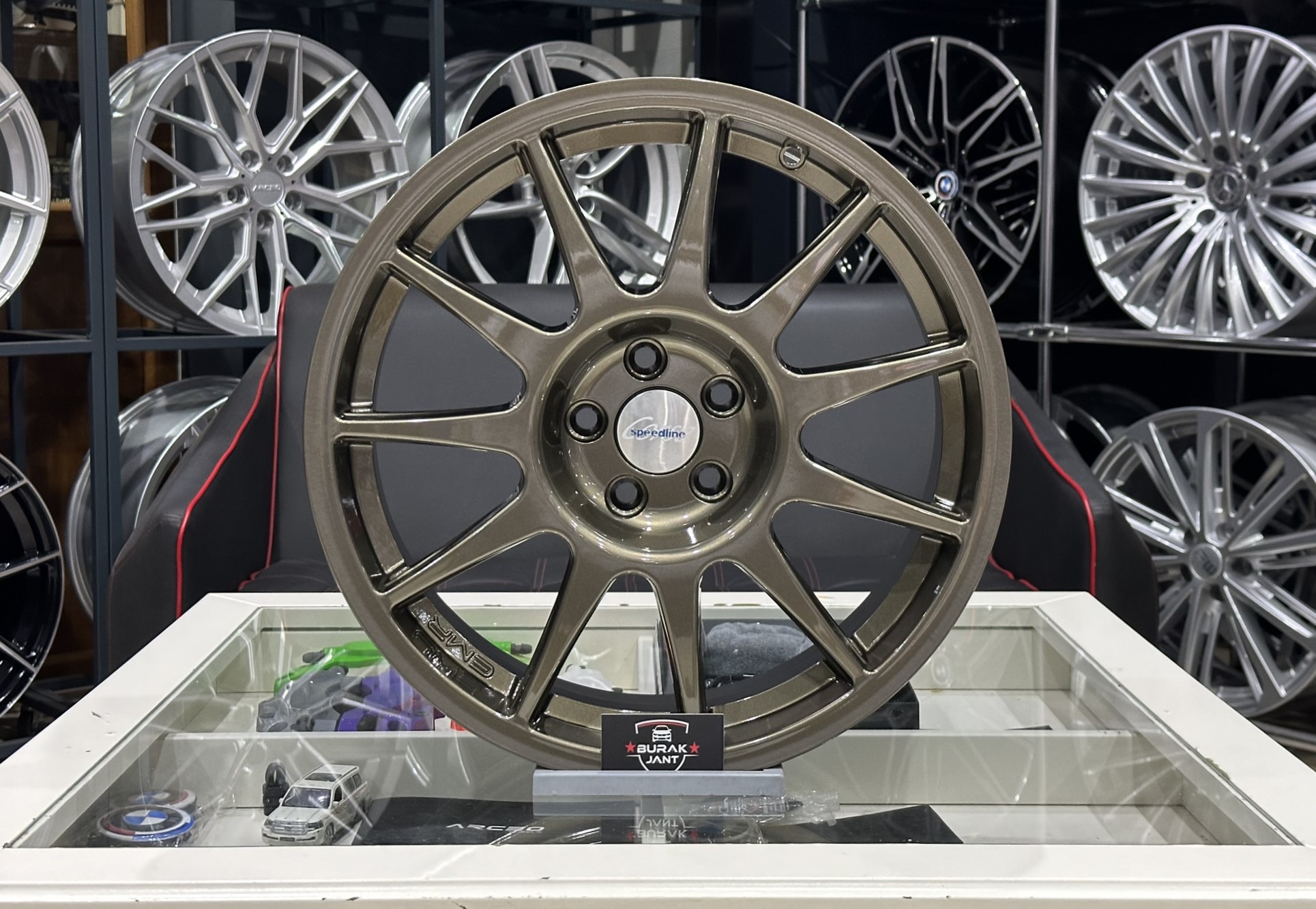 17 İNÇ 5X100 SPEEDLİNE GLOSSY BRONZE JANT MODELİ (4ADET)