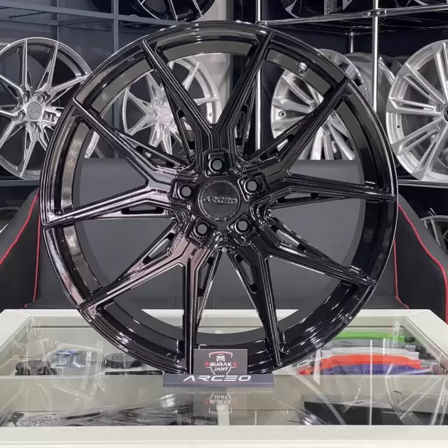ARCEO MARSEİLLE 19 İNÇ 5X112 GLOSSY BLACK ÖN/ARKA JANT MODELİ