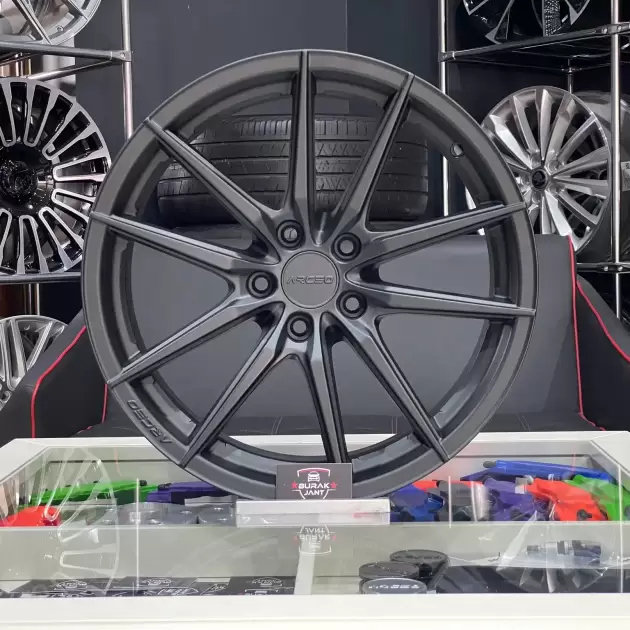 ARCEO MONACO 18 İNÇ 5X112 MATT BLACK ÖN/ARKA JANT MODELİ