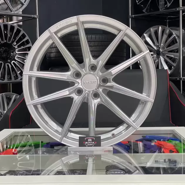 ARCEO MONACO 18 İNÇ 5X112 SİLVER DİAMOND JANT MODELİ