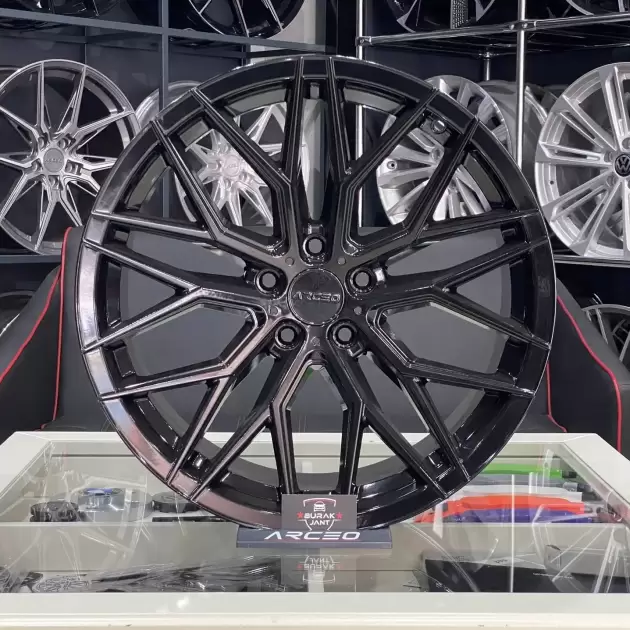 ARCEO VALENCİA 17 İNÇ 5X100 GLOSSY BLACK JANT MODELİ