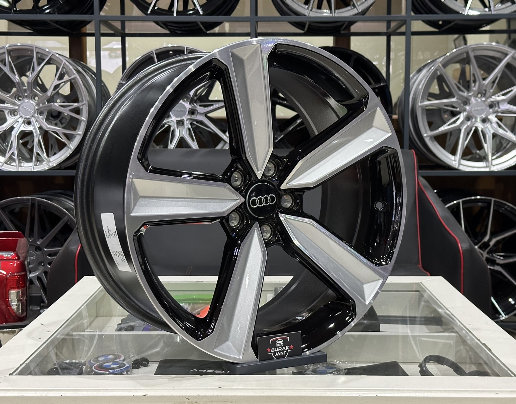 18 İNÇ 5X112 AUDİ RS5 BABAYAGA JANT MODELİ (4ADET) VW SKODA SEAT - Görsel 2