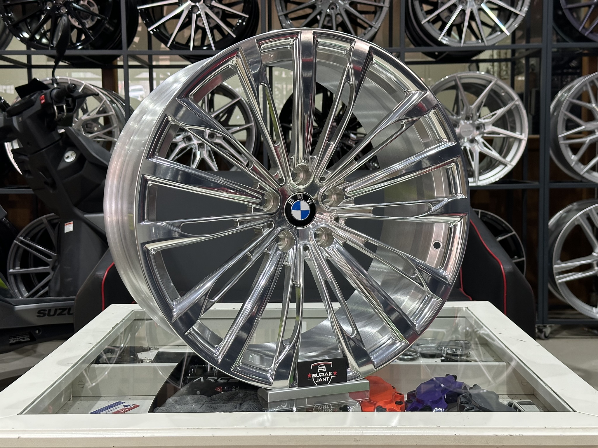 20 İNÇ 5X112 BMW G11 G12 G70 G30 UYUMLU ÖN/ARKA FORGED KROM JANT MODELİ (4ADET) - Görsel 2