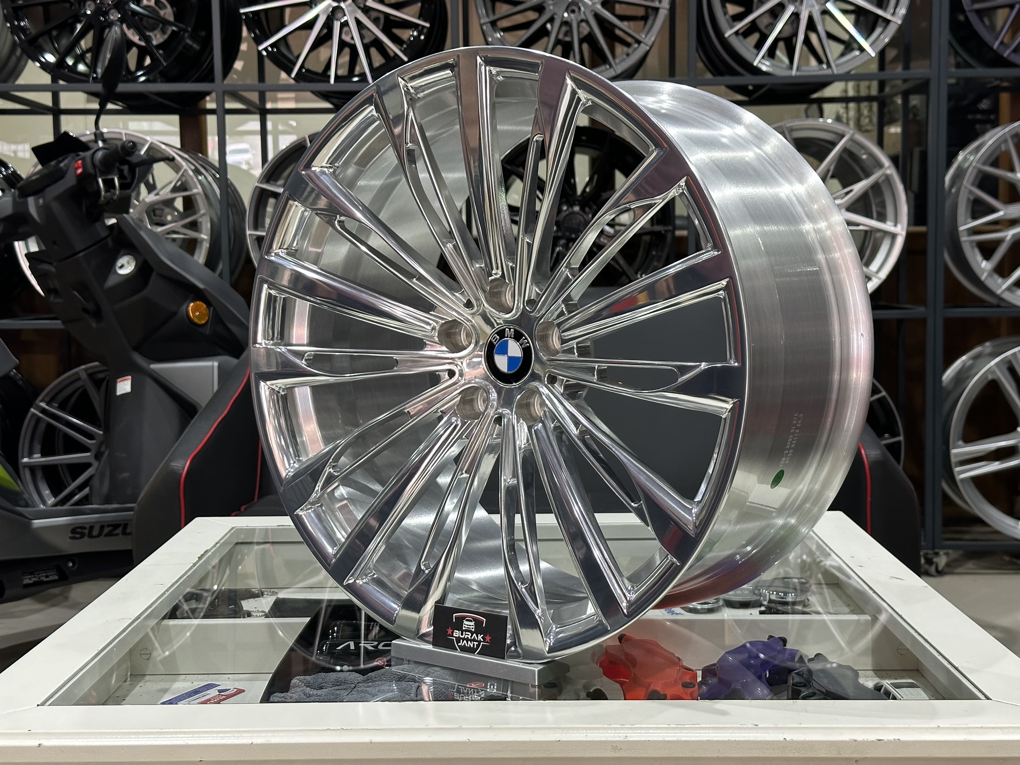 20 İNÇ 5X112 BMW G11 G12 G70 G30 UYUMLU ÖN/ARKA FORGED KROM JANT MODELİ (4ADET) - Görsel 3