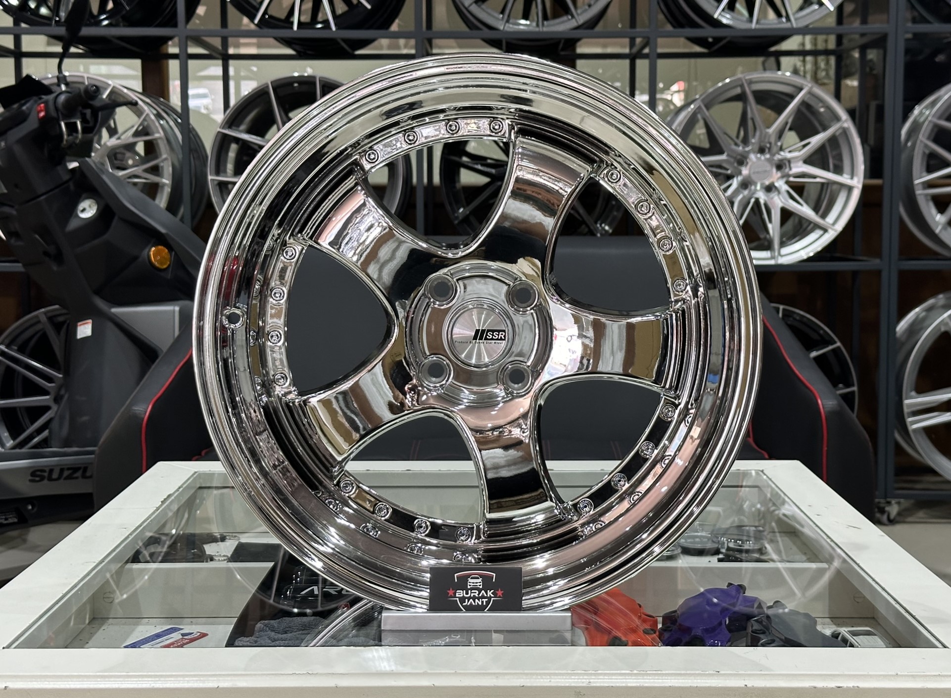 17 İNÇ 4X100 SSR CHROME ÖN ARKA KROM JANT MODELİ (4ADET)