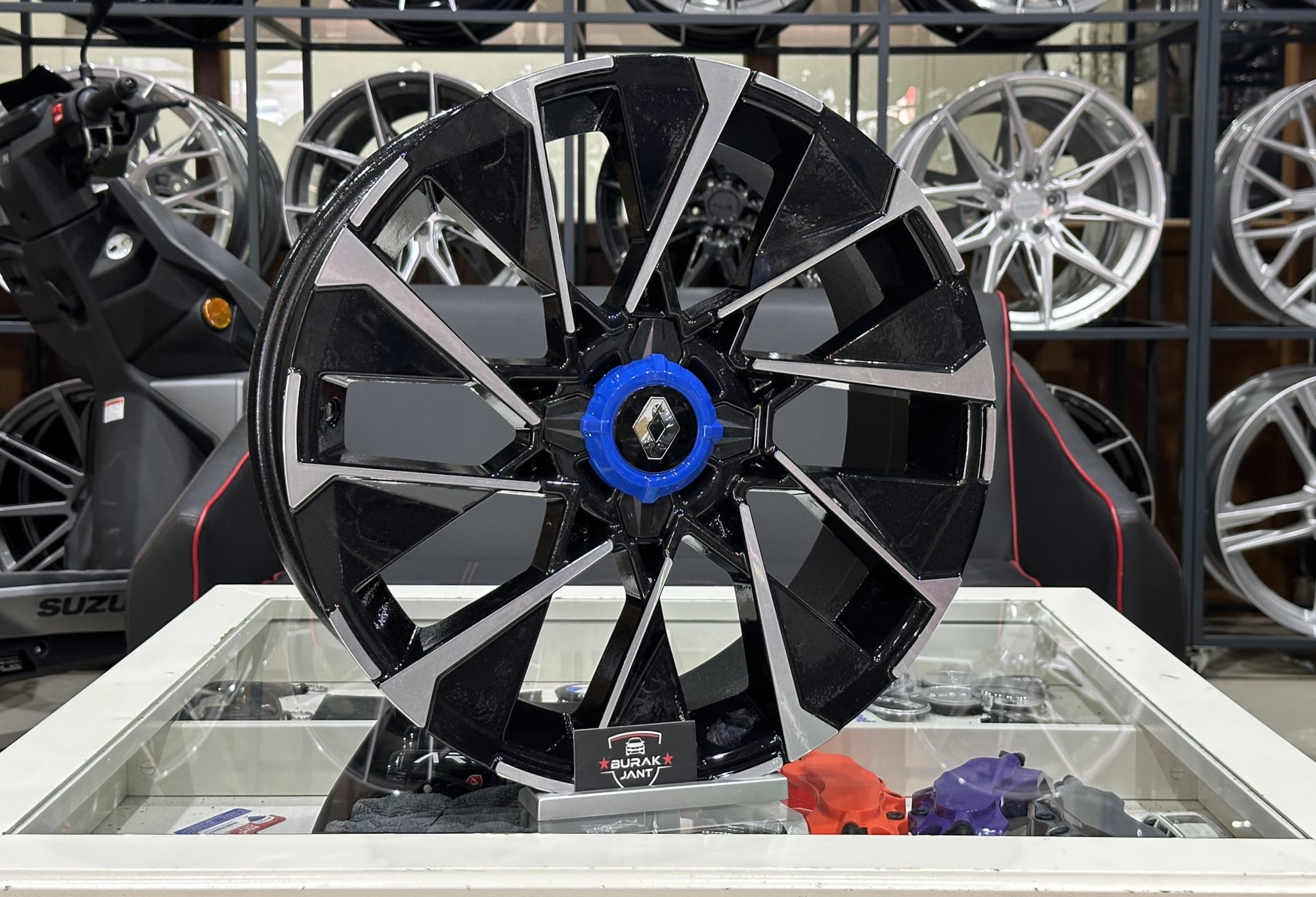 17 İNÇ 4X100 RENAULT CLİO ALPİNE JANT MODELİ (4ADET) - Görsel 2
