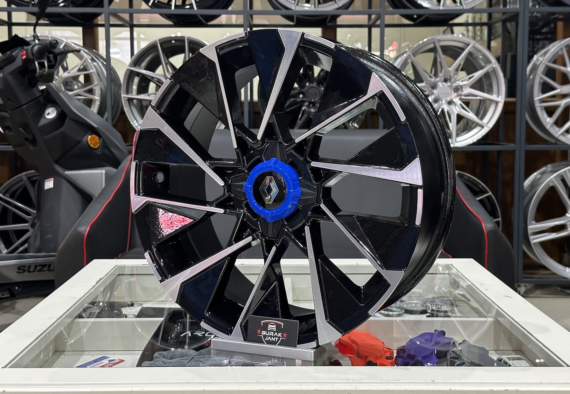 17 İNÇ 4X100 RENAULT CLİO ALPİNE JANT MODELİ (4ADET) - Görsel 3