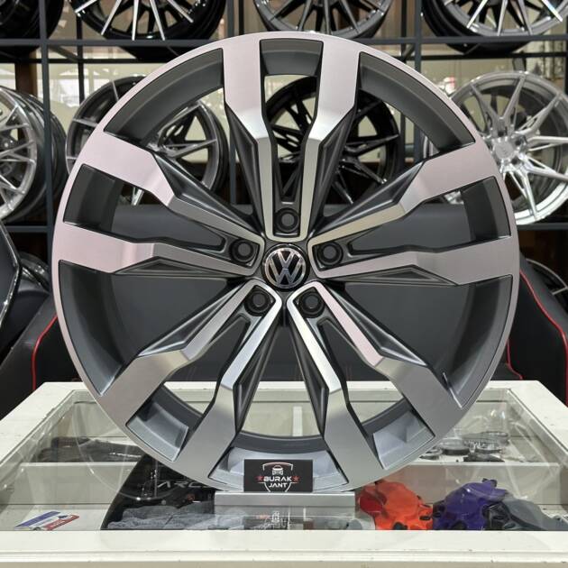 20 İNÇ 5X112 VOLKSWAGEN TİGUAN SUZUKA GUN METAL DİAMOND JANT MODELİ (4ADET)