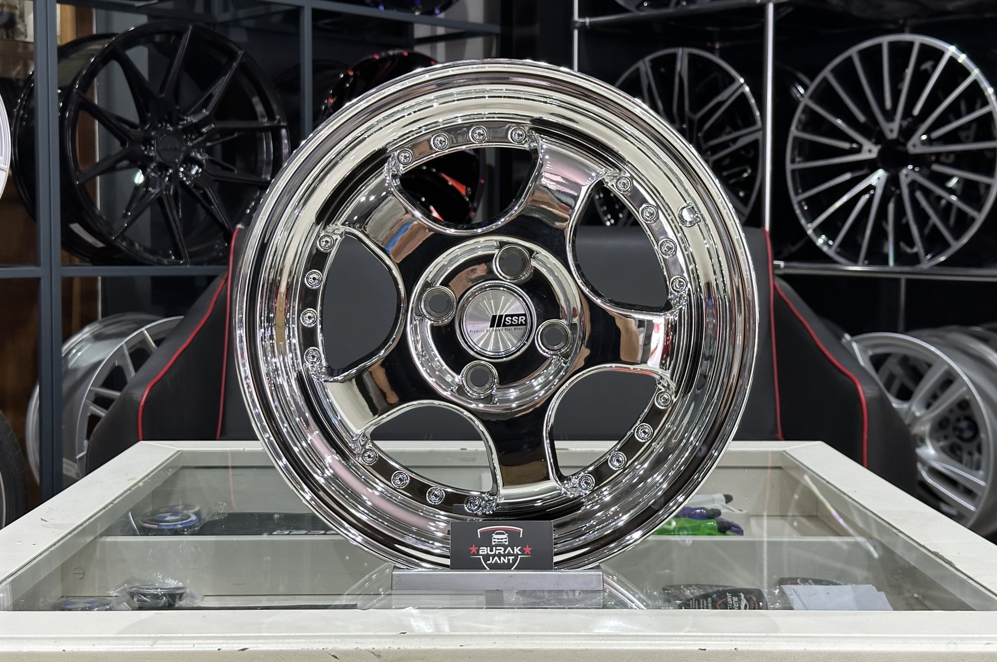 15 İNÇ 4X100 SSR CHROME KROM JANT MODELİ (4ADET)