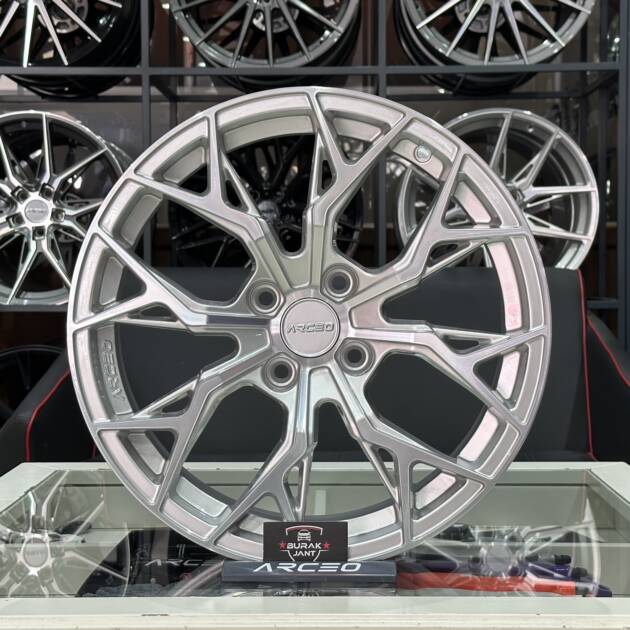 ARCEO ROMA 17 İNÇ 4X100 SİLVER DİAMOND M01 JANT MODELİ (4ADET)