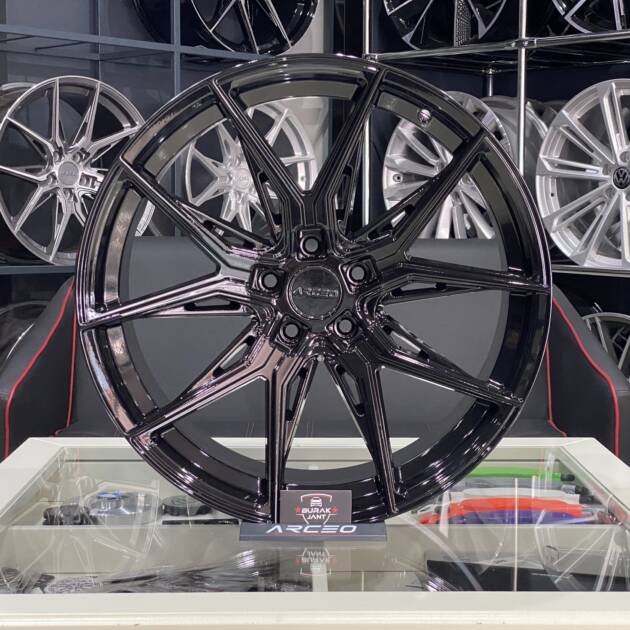 ARCEO MARSEİLLE 17 İNÇ 5X112 GLOSSY BLACK JANT MODELİ (4ADET)