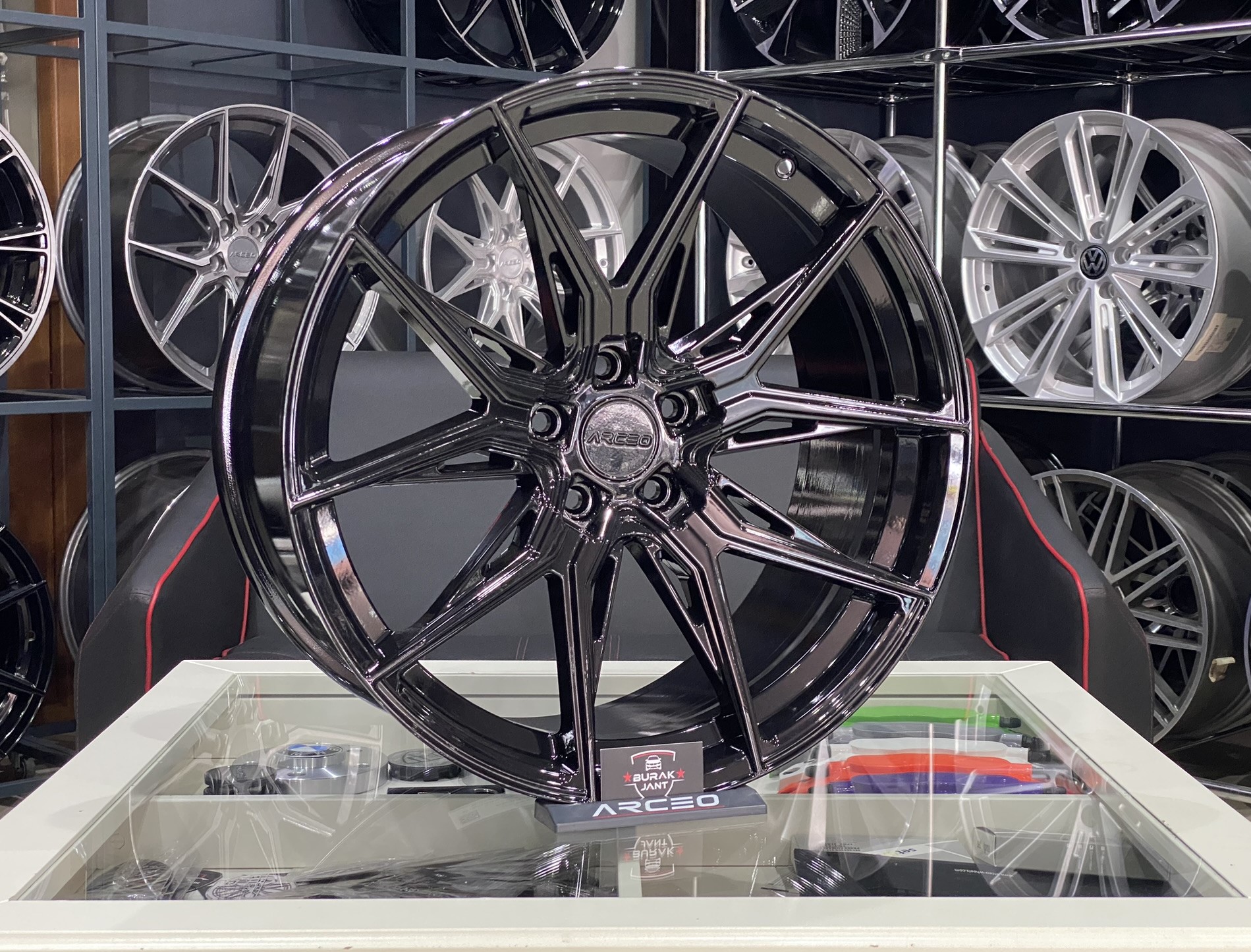 ARCEO MARSEİLLE 17 İNÇ 5X100 GLOSSY BLACK JANT MODELİ (4ADET) - Görsel 2
