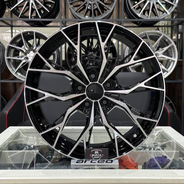 ARCEO ROMA 17 İNÇ 5X105 BLACK DİAMOND JANT MODELİ (4ADET)