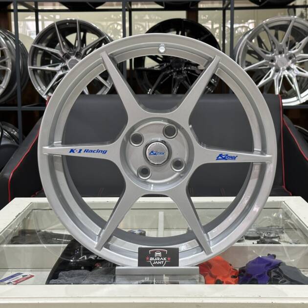 17 İNÇ 4X100 K1 RACİNG KOSEİ SİLVER JANT MODELİ (4ADET)