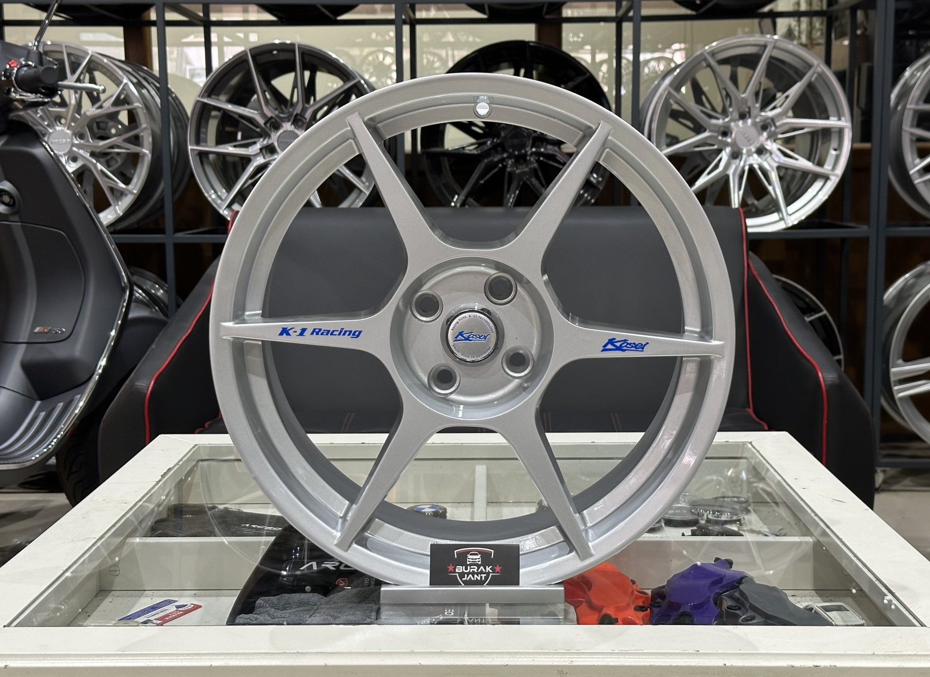 17 İNÇ 4X100 K1 RACİNG KOSEİ SİLVER JANT MODELİ (4ADET)
