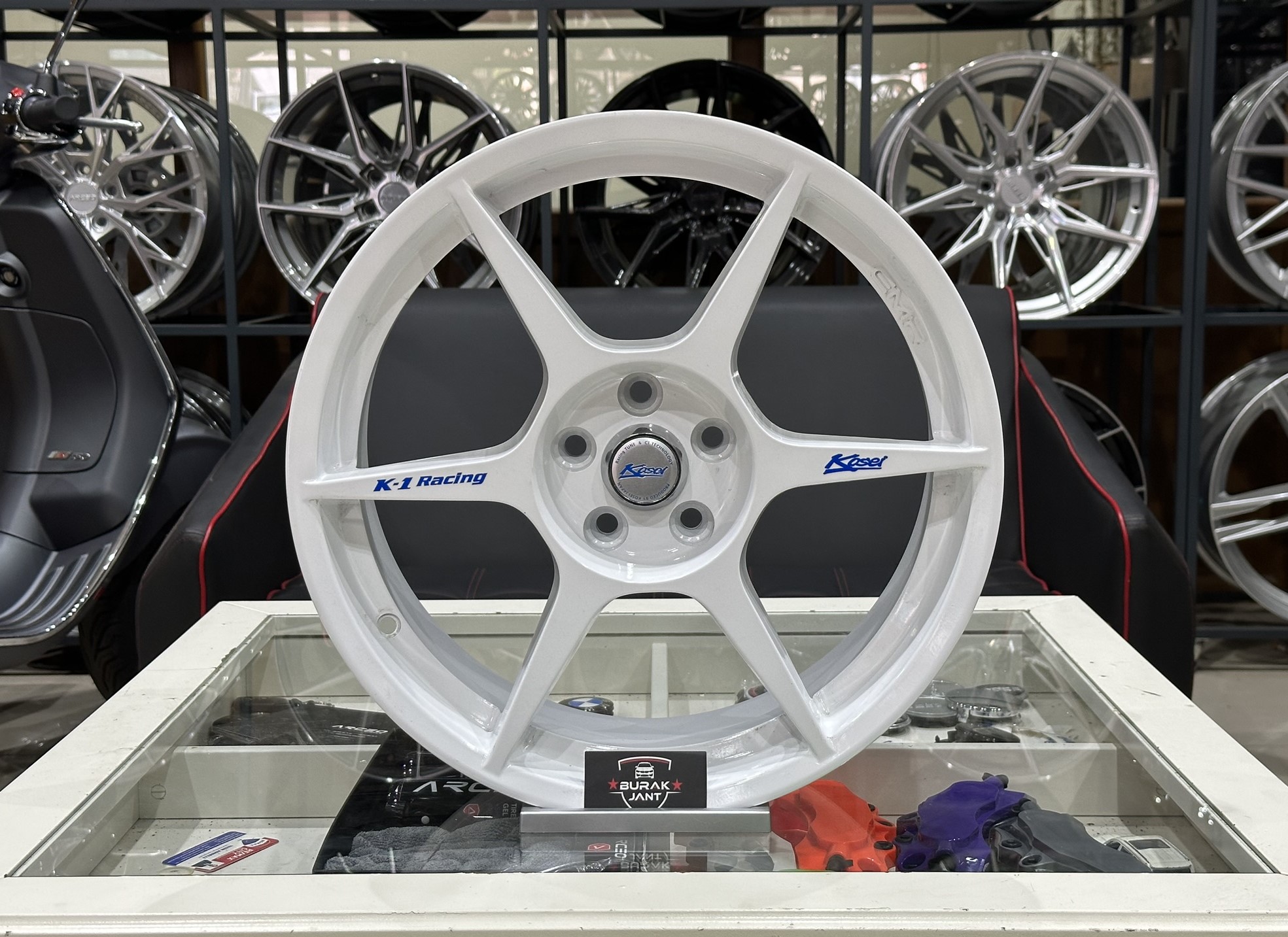 17 İNÇ 5X100 K1 RACİNG KOSEİ SOFT WHİTE JANT MODELİ (4ADET)