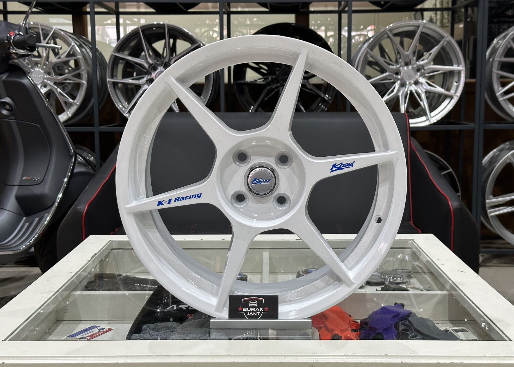 17 İNÇ 4X100 K1 RACİNG KOSEİ SOFT WHİTE JANT MODELİ (4ADET)