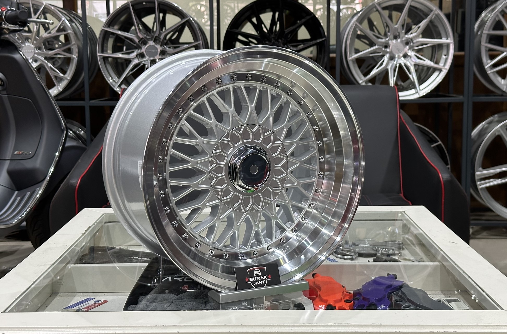 15 İNÇ 4X100 BBS SİLVER LİP DİAMOND JANT MODELİ (4ADET) - Görsel 2