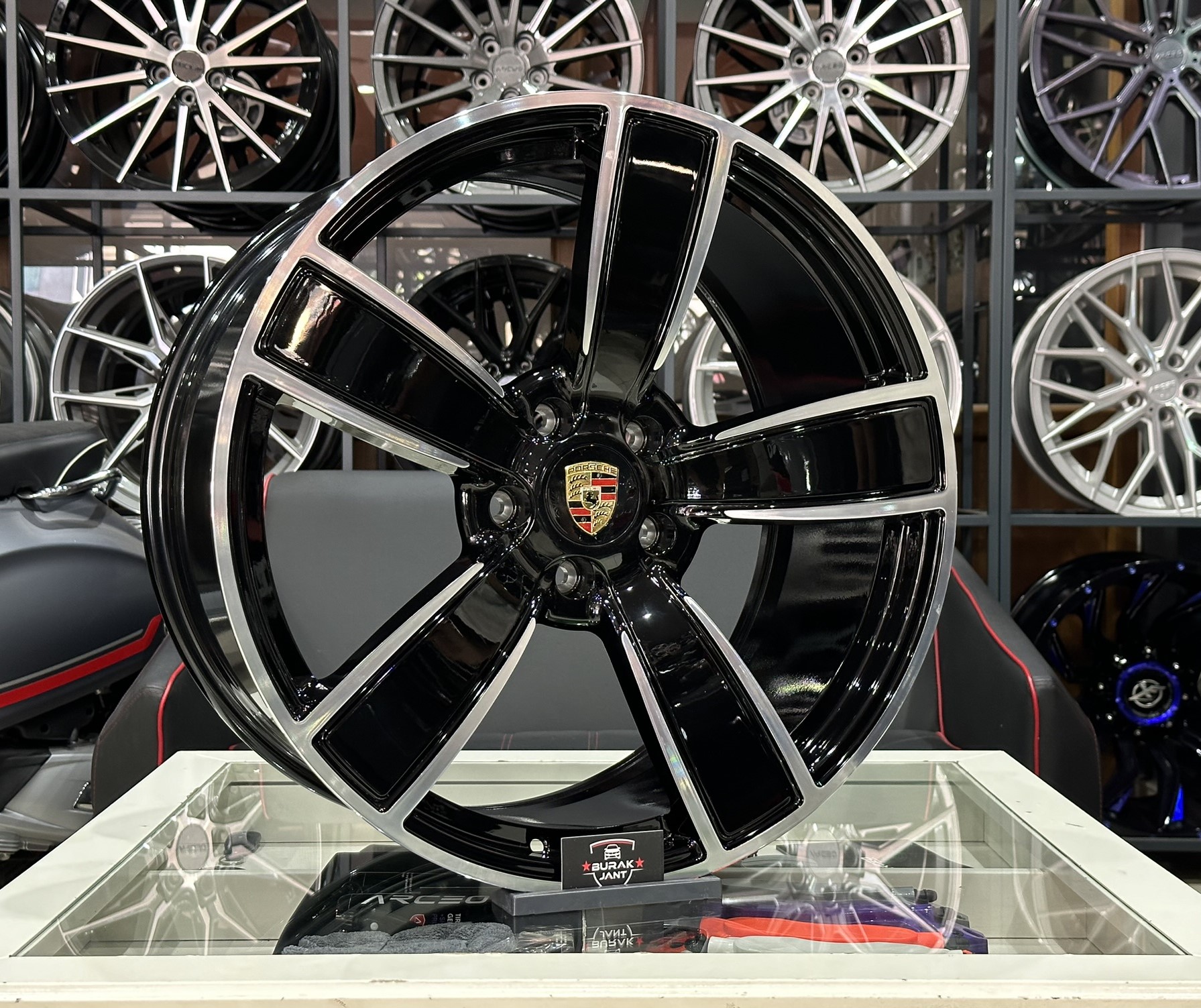 22 İNÇ 5X130 PORSCHE CAYENNE ÖN ARKA FORGED JANT MODELİ (4ADET) - Görsel 2