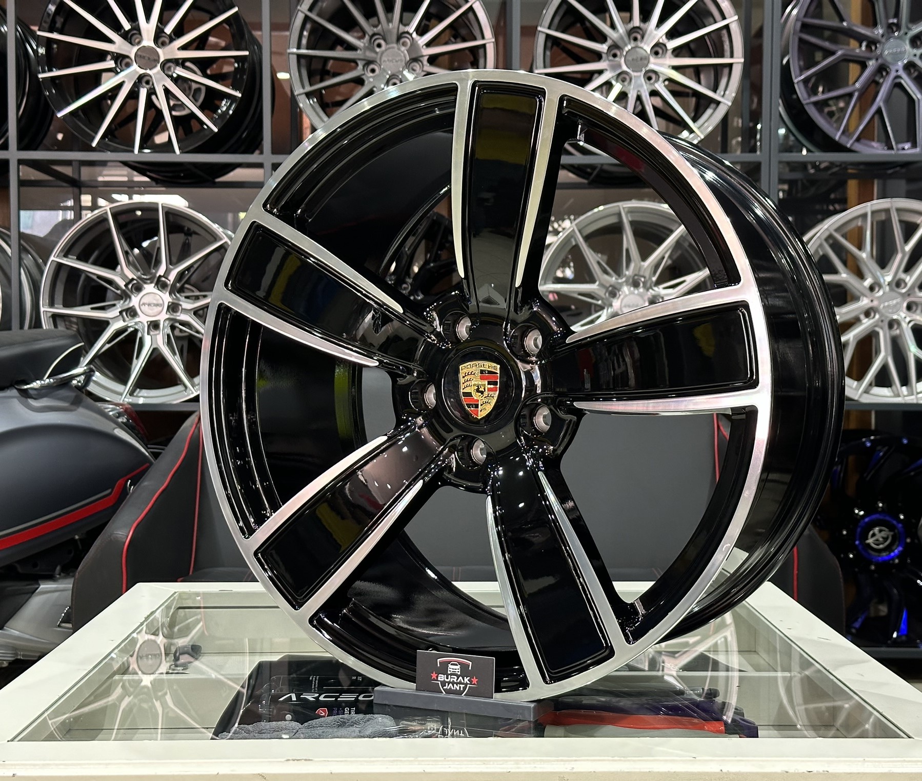 22 İNÇ 5X130 PORSCHE CAYENNE ÖN ARKA FORGED JANT MODELİ (4ADET) - Görsel 3
