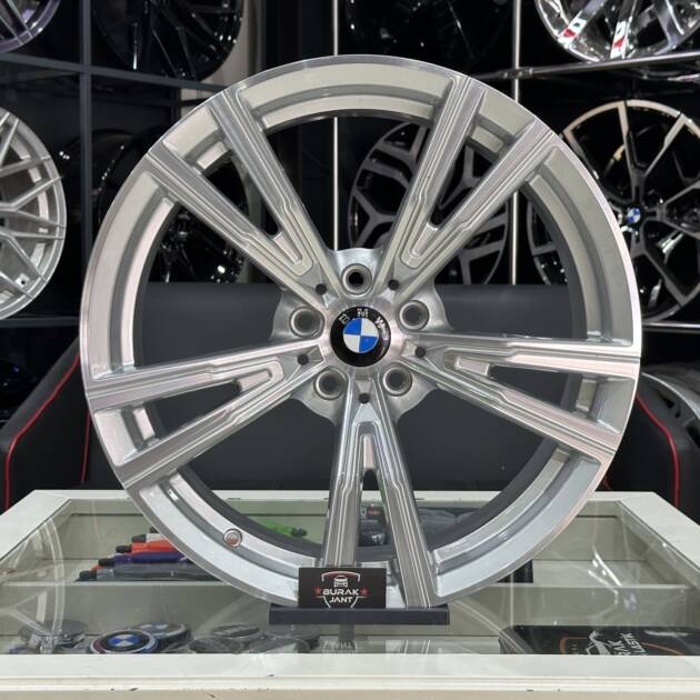19 İNÇ 5X112 BMW G20 G22 STYLE-793 İNDİVİDUAL ÖN/ARKA SİLVER DİAMOND JANT MODELİ (4ADET)