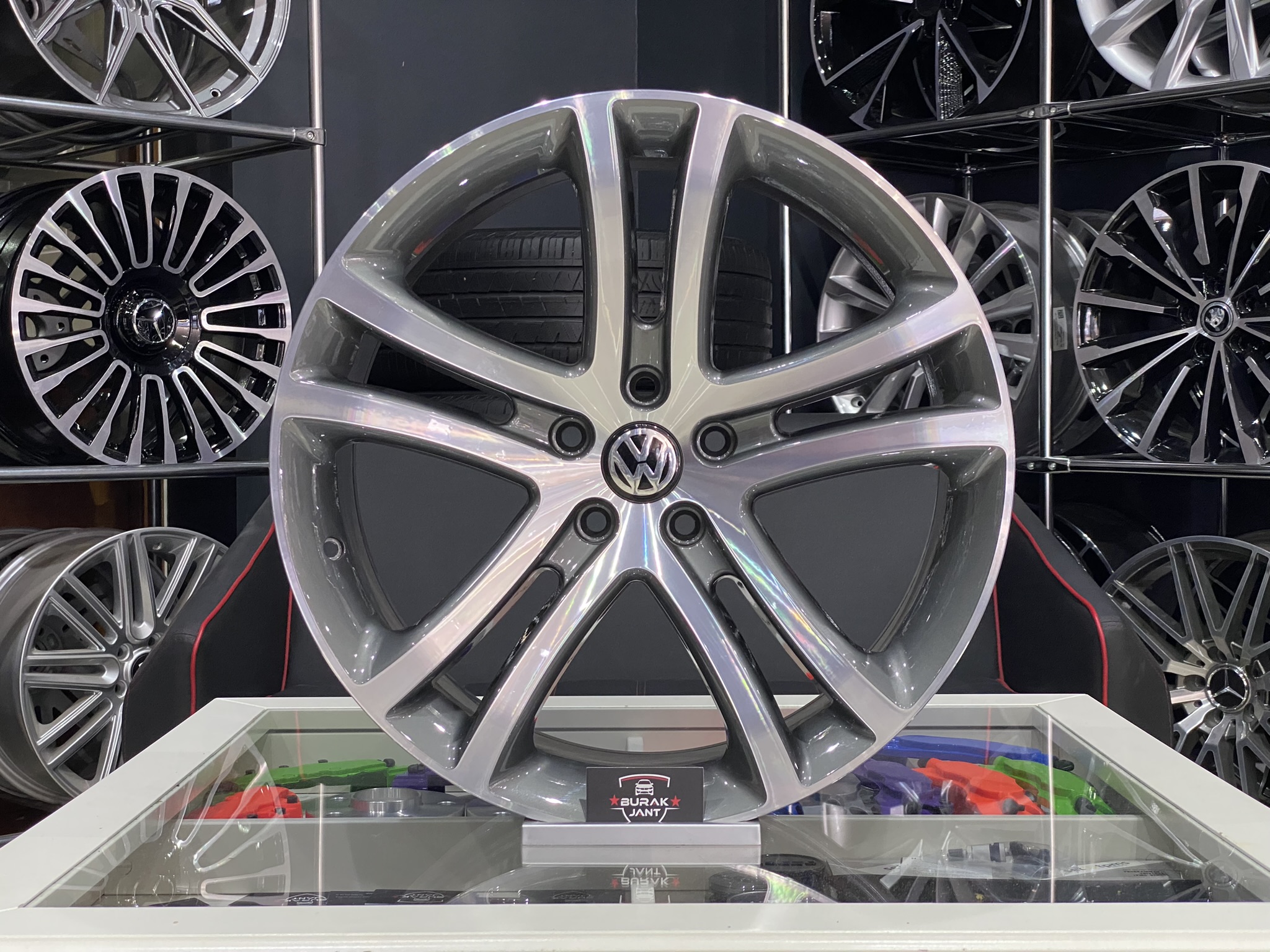 17 İNÇ 5X100 VOLKSWAGEN POLO İBİZA SAVANNAH GUNMETAL DİAMOND JANT MODELİ (4ADET)
