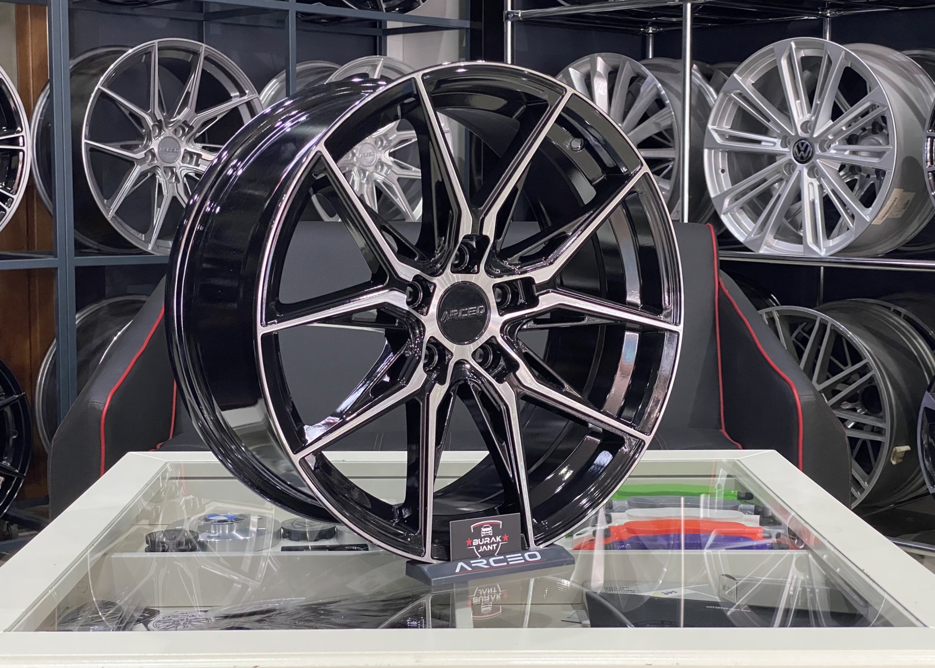 ARCEO MARSEİLLE 17 İNÇ 5X108 BLACK DİAMOND JANT MODELİ (4ADET) - Görsel 2