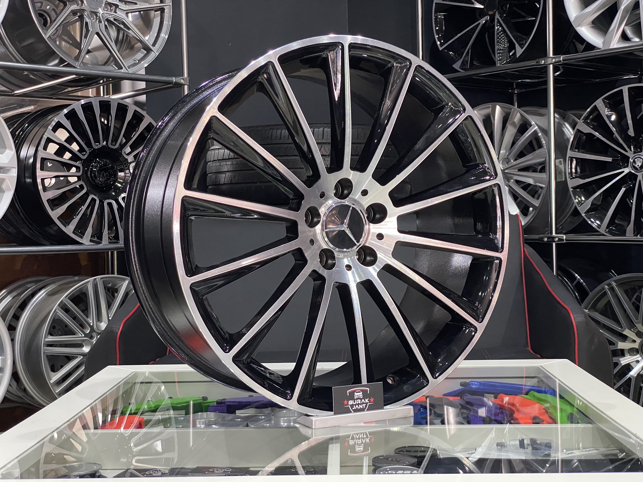 20 İNÇ 5X112 MERCEDES E180 E200 ÖN/ARKA JANT MODELİ (4ADET) - Görsel 2