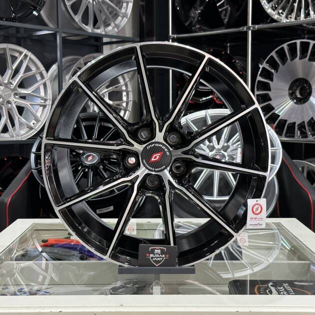 18 İNÇ 5X112 ORJİNAL İNFORGED İFG48 BLACK MACHİNED ÖN ARKA JANT MODELİ (4ADET)