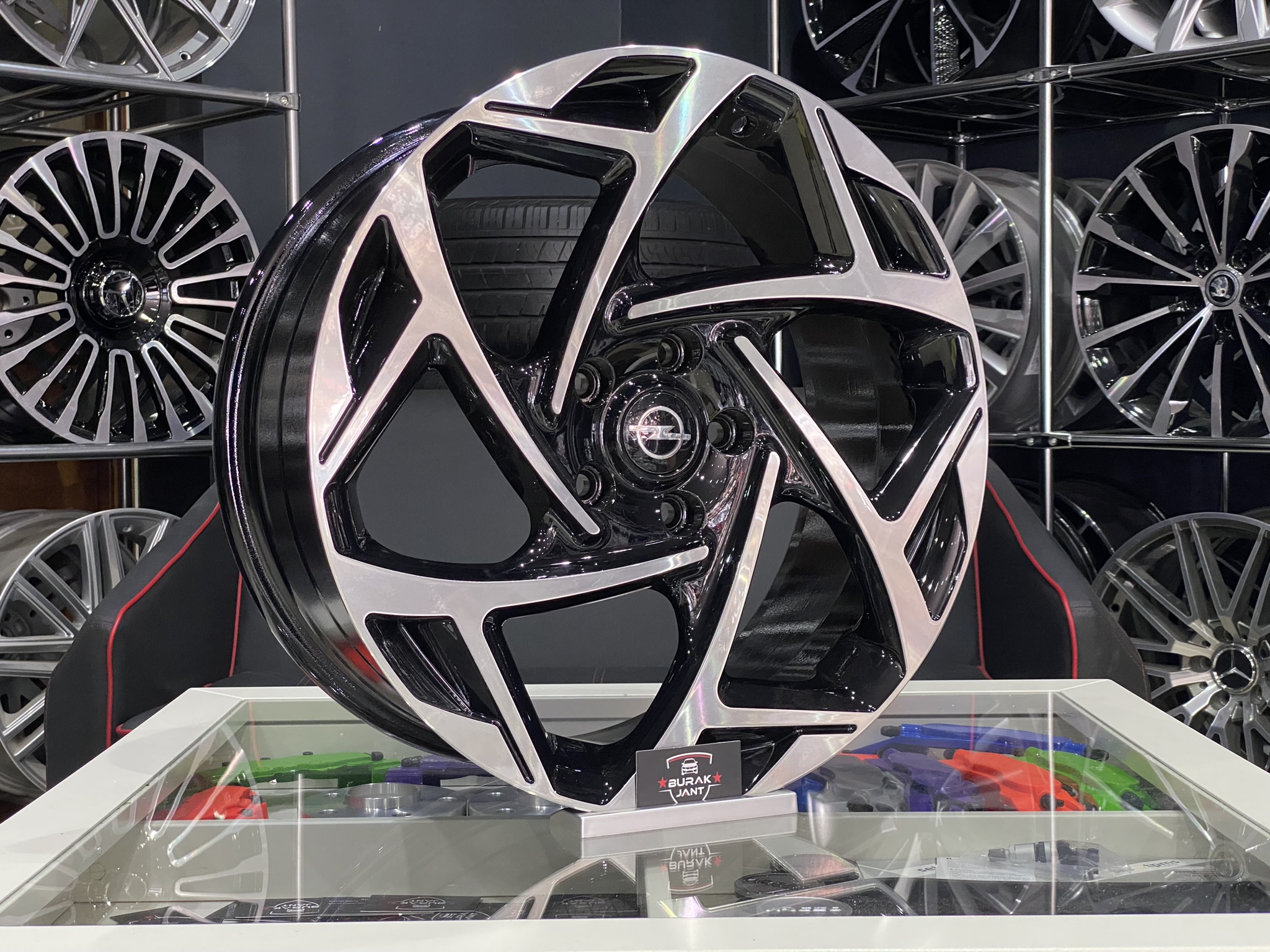 17 İNÇ 5X105 OPEL ASTRA J OPC ATOM JANT MODELİ (4ADET) - Görsel 2