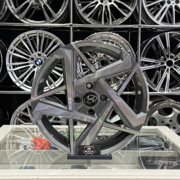 16 İNÇ 4X100 HYUNDAİ İ20 GRİ DİAMOND JANT MODELİ (4ADET)