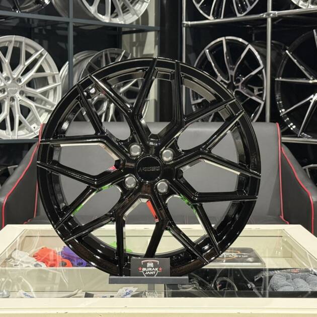 ARCEO VALENCİA 17 İNÇ 4X100 GLOSSY BLACK M02 JANT MODELİ (4ADET)
