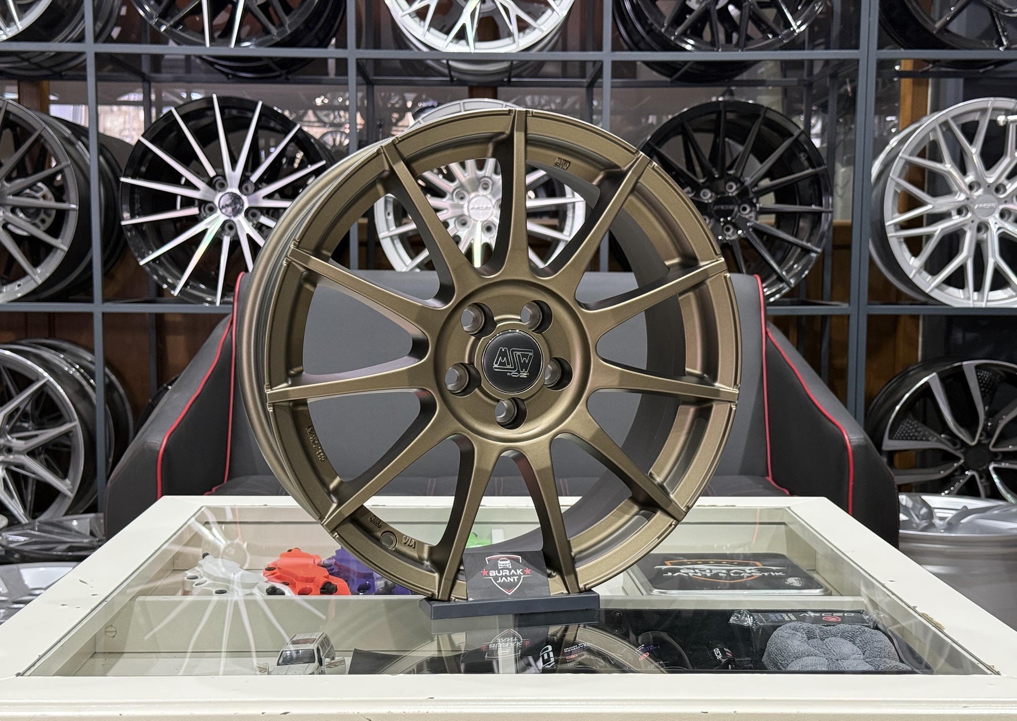 17 İNÇ 5X100 ORJ. MATT BRONZE MSW-85 JANT MODELİ (4ADET) - Görsel 2