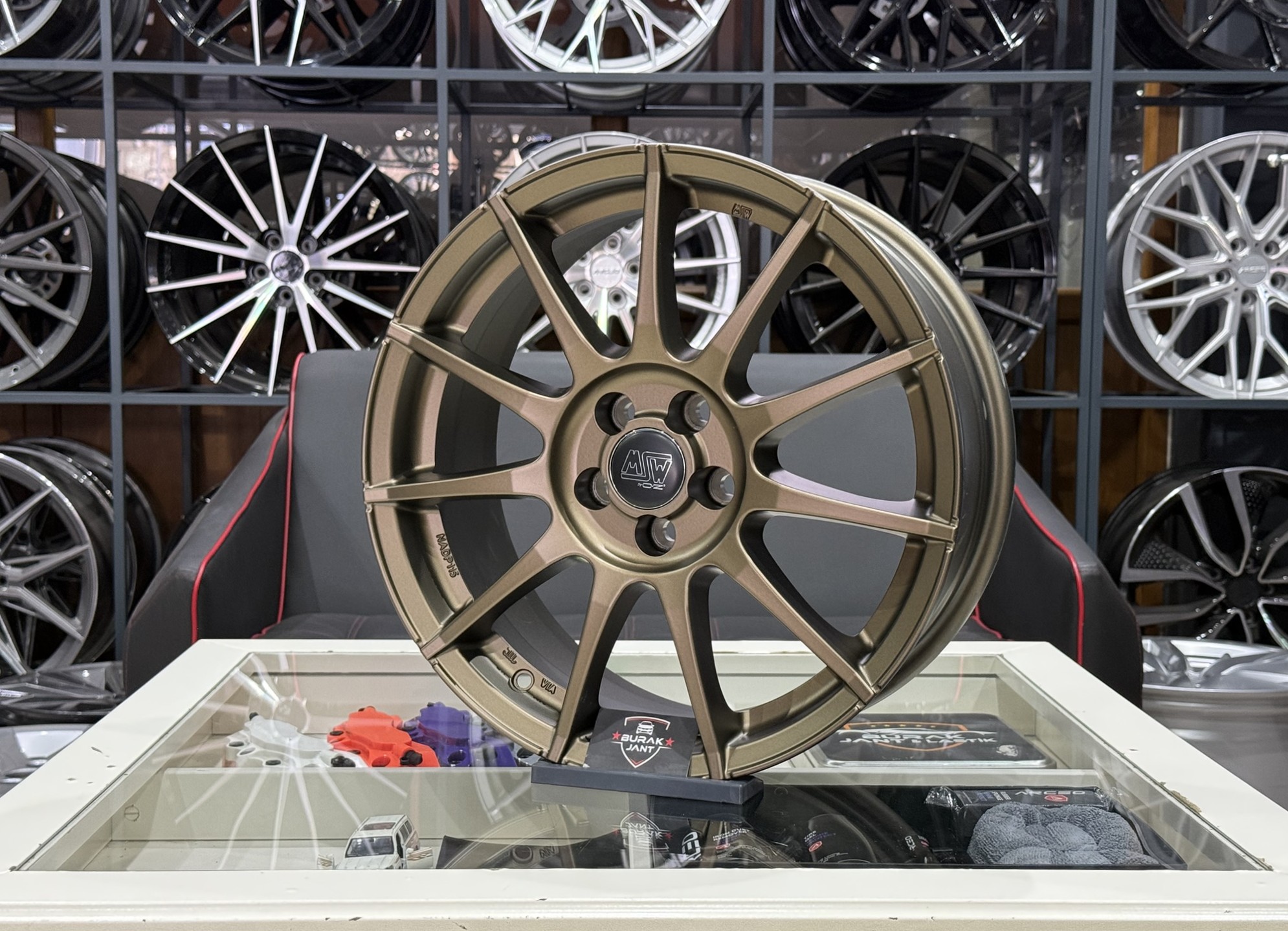 17 İNÇ 5X100 ORJ. MATT BRONZE MSW-85 JANT MODELİ (4ADET) - Görsel 3