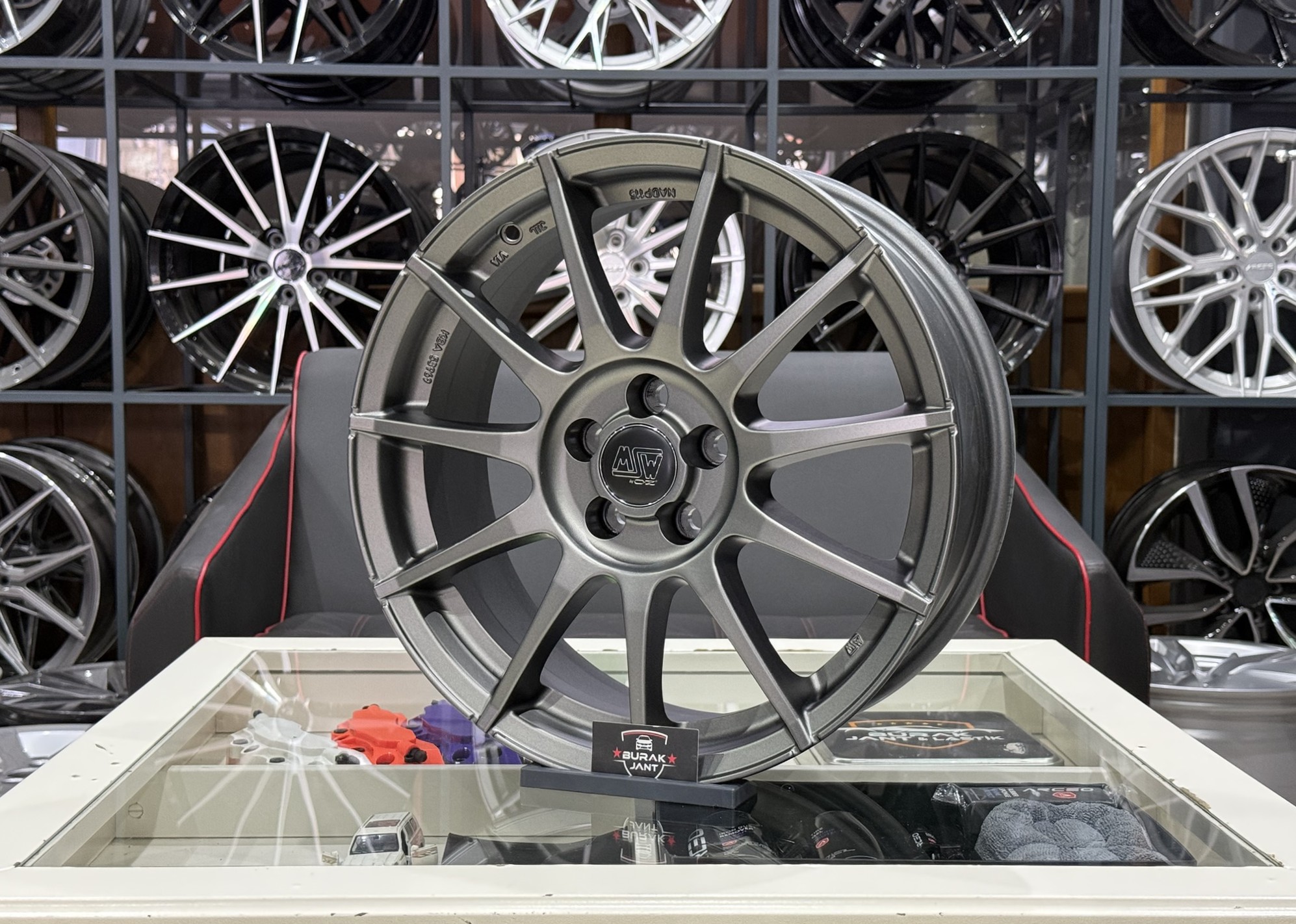 17 İNÇ 5X100 ORJ. MAT GRAFİT MSW-85 JANT MODELİ (4ADET) - Görsel 3