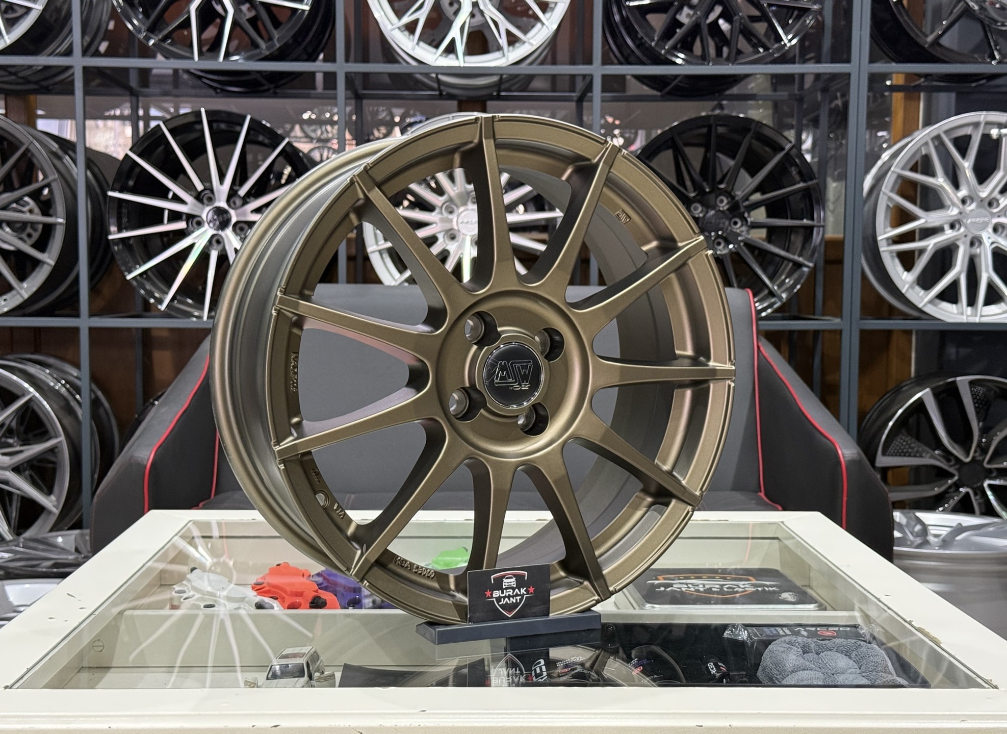 17 İNÇ 4X100 ORJ. MATT BRONZE MSW-85 JANT MODELİ (4ADET) - Görsel 2