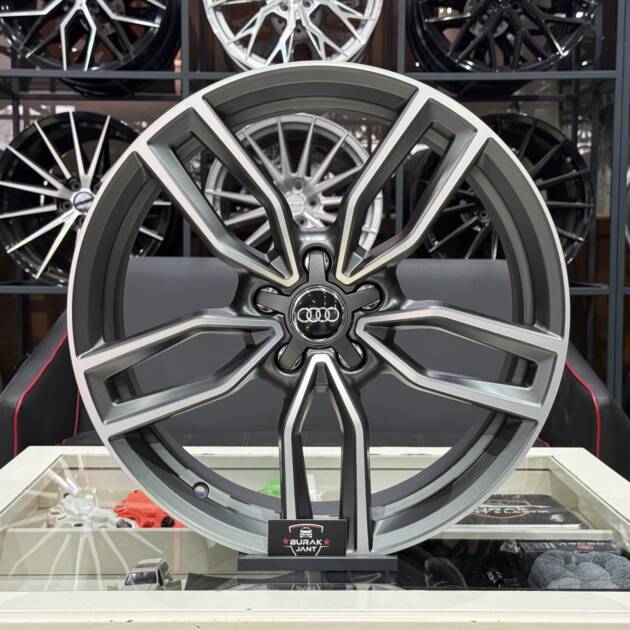 19 İNÇ 5X112 AUDİ A3 A4 MATT GUNMETAL DİAMOND S3 S4 JANT MODELİ (4ADET)