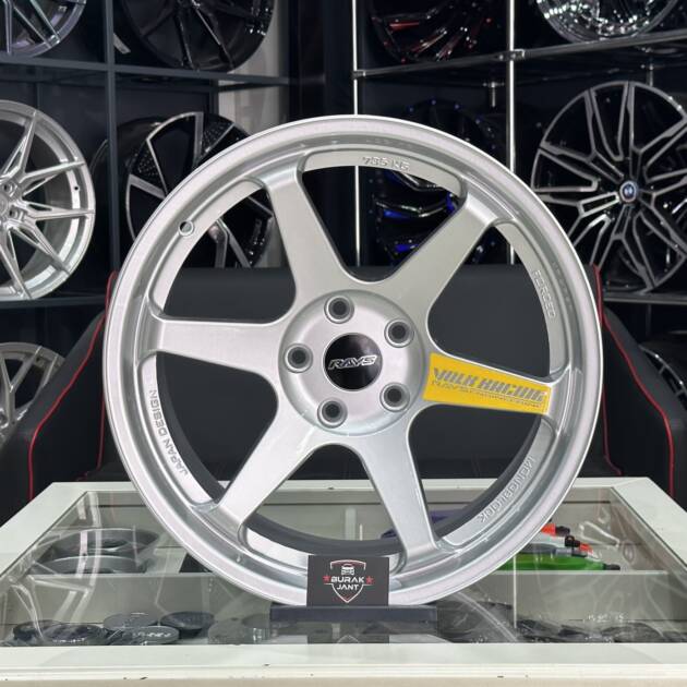 18 İNÇ 5X100 VOLK TE37 SİLVER JANT MODELİ (4ADET)
