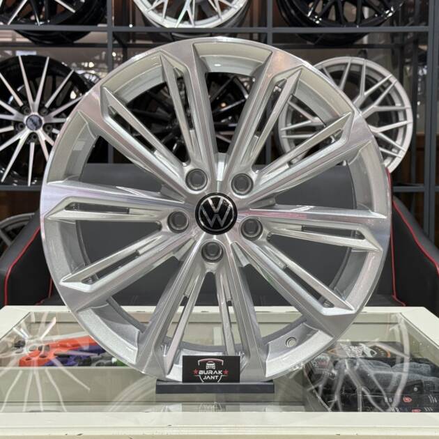 18 İNÇ 5X112 VOLSKWAGEN PASSAT JETTA GOLF CADDY VERONA SİLVER DİAMOND JANT MODELİ (4ADET)