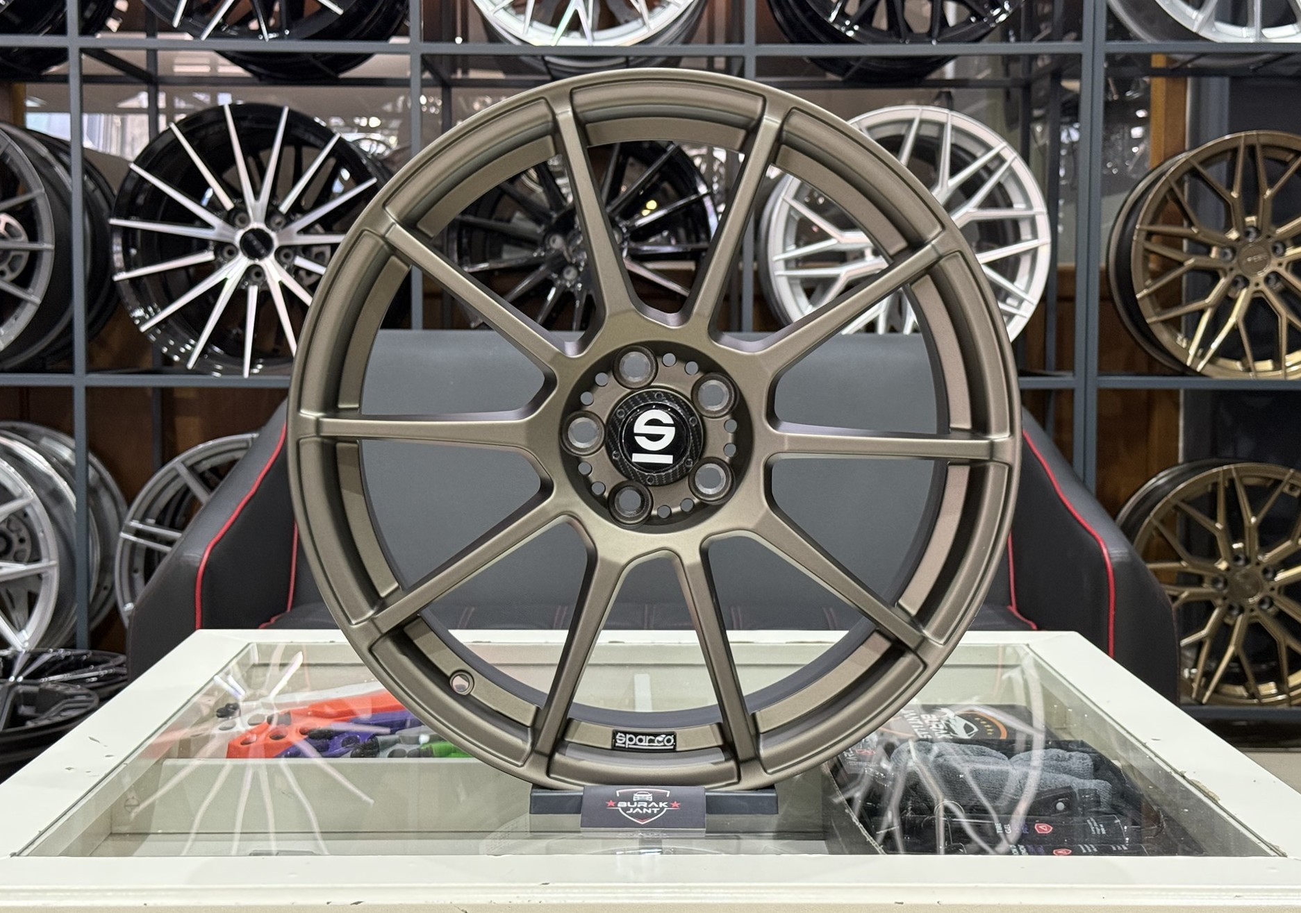 18 İNÇ 5X112 SPARCO ASSETTO GARA MATT BRONZ VW AUDİ SKODA SEAT JANT MODELİ (4ADET)
