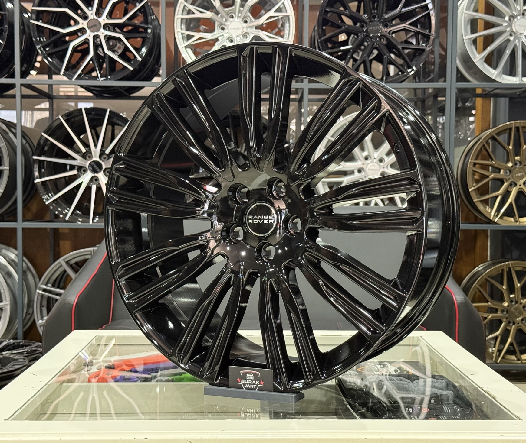 22 İNÇ 5X120 RANGE ROVER PİANO BLACK VELAR JANT MODELİ (4ADET) - Görsel 3
