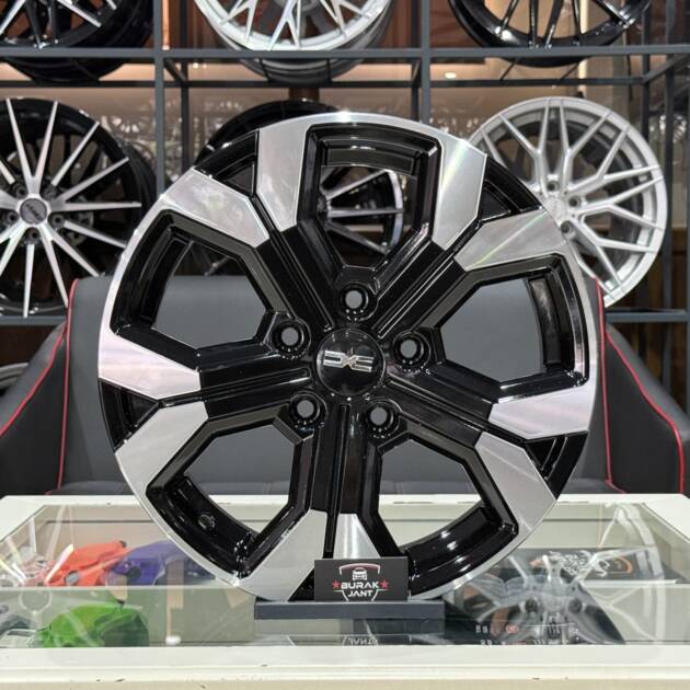 16 İNÇ 5X114.3 YENİ DACIA DUSTER BLACK LİP DİAMOND JANT MODELİ (4ADET)