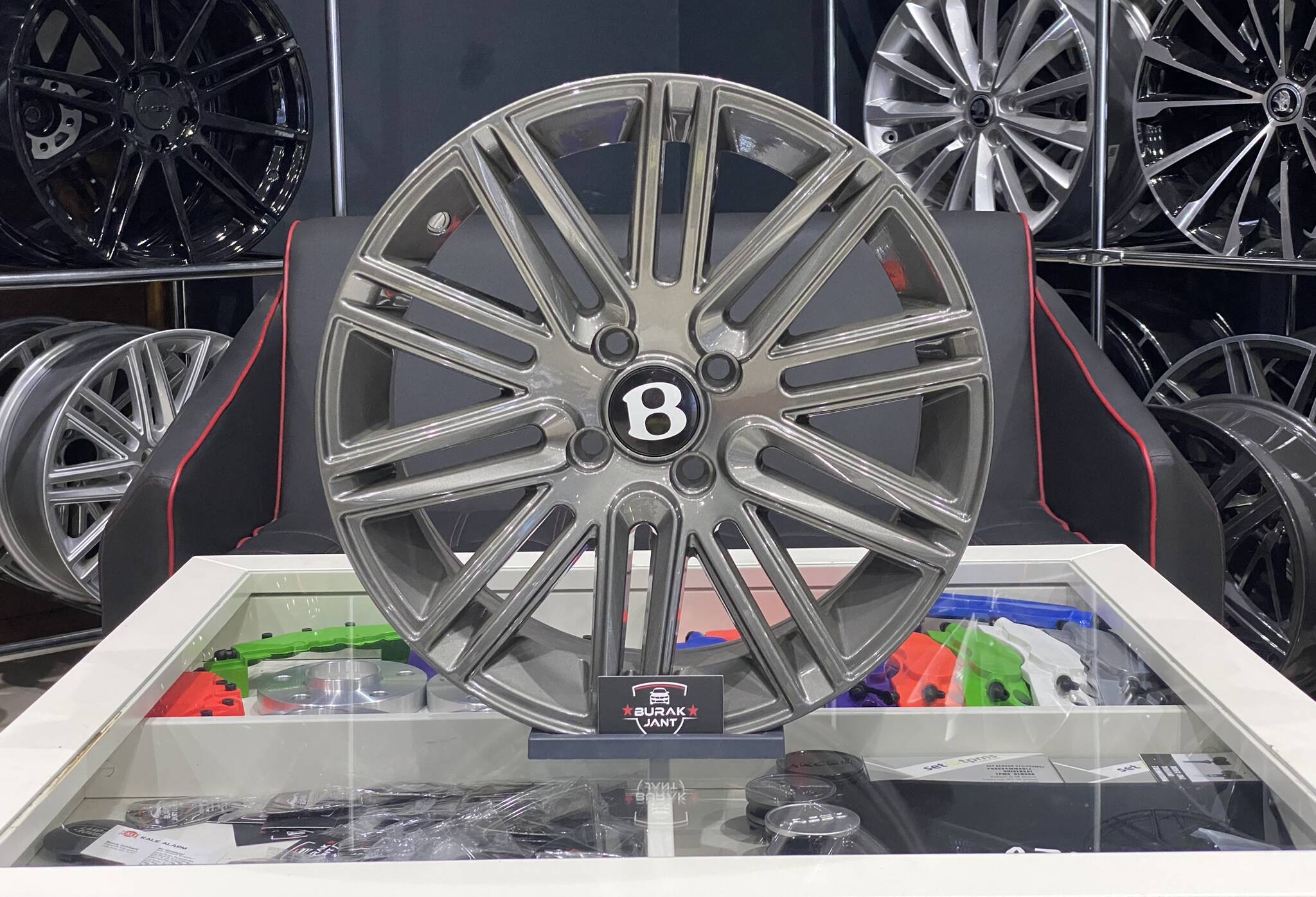 16 İNÇ 4X100 BENTLEY GT2 TİTAN GRİ JANT MODELİ (4ADET)