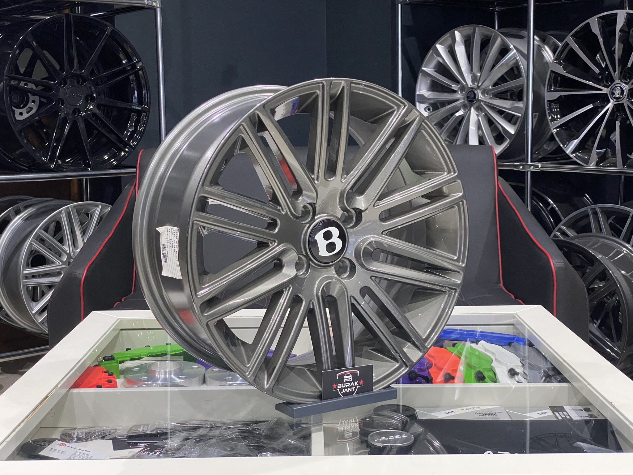 16 İNÇ 4X100 BENTLEY GT2 TİTAN GRİ JANT MODELİ (4ADET) - Görsel 2