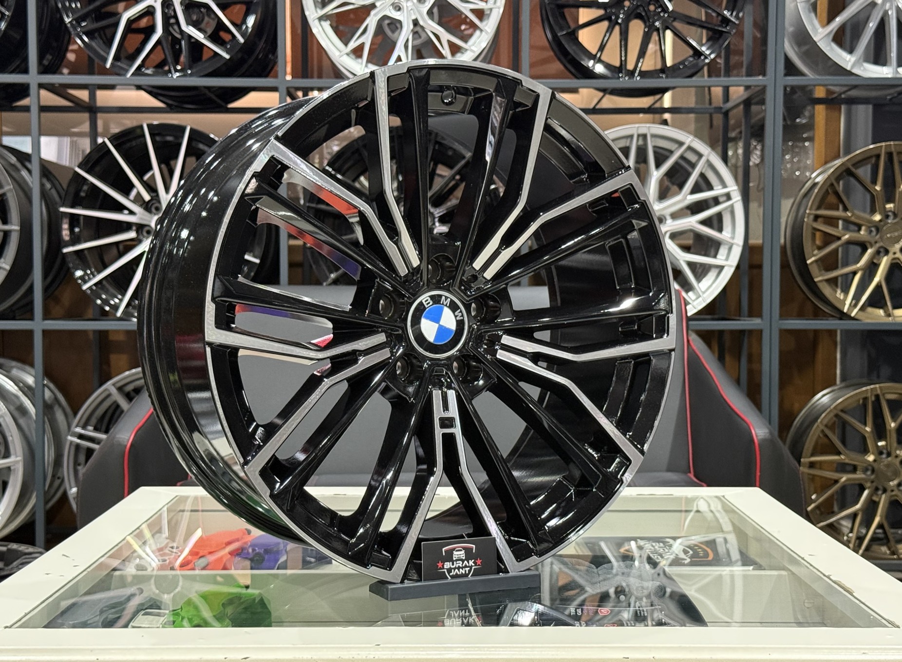 19 İNÇ 5X112 BMW G30 G20 M SPORT ÖN ARKA BLACK DİAMOND JANT MODELİ (4ADET) - Görsel 2