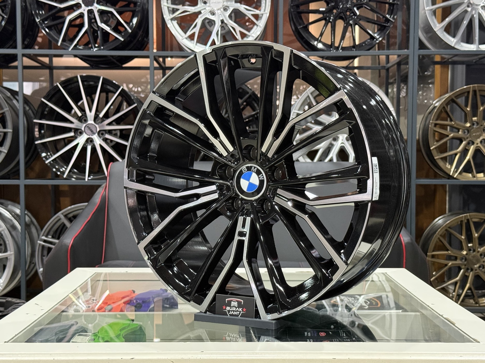 19 İNÇ 5X112 BMW G30 G20 M SPORT ÖN ARKA BLACK DİAMOND JANT MODELİ (4ADET) - Görsel 3