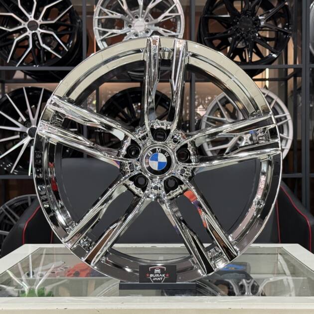 20 İNÇ 5X120 BMW ÖN/ARKA M6 DIŞA DÖNÜK KROM JANT MODELİ (4ADET)
