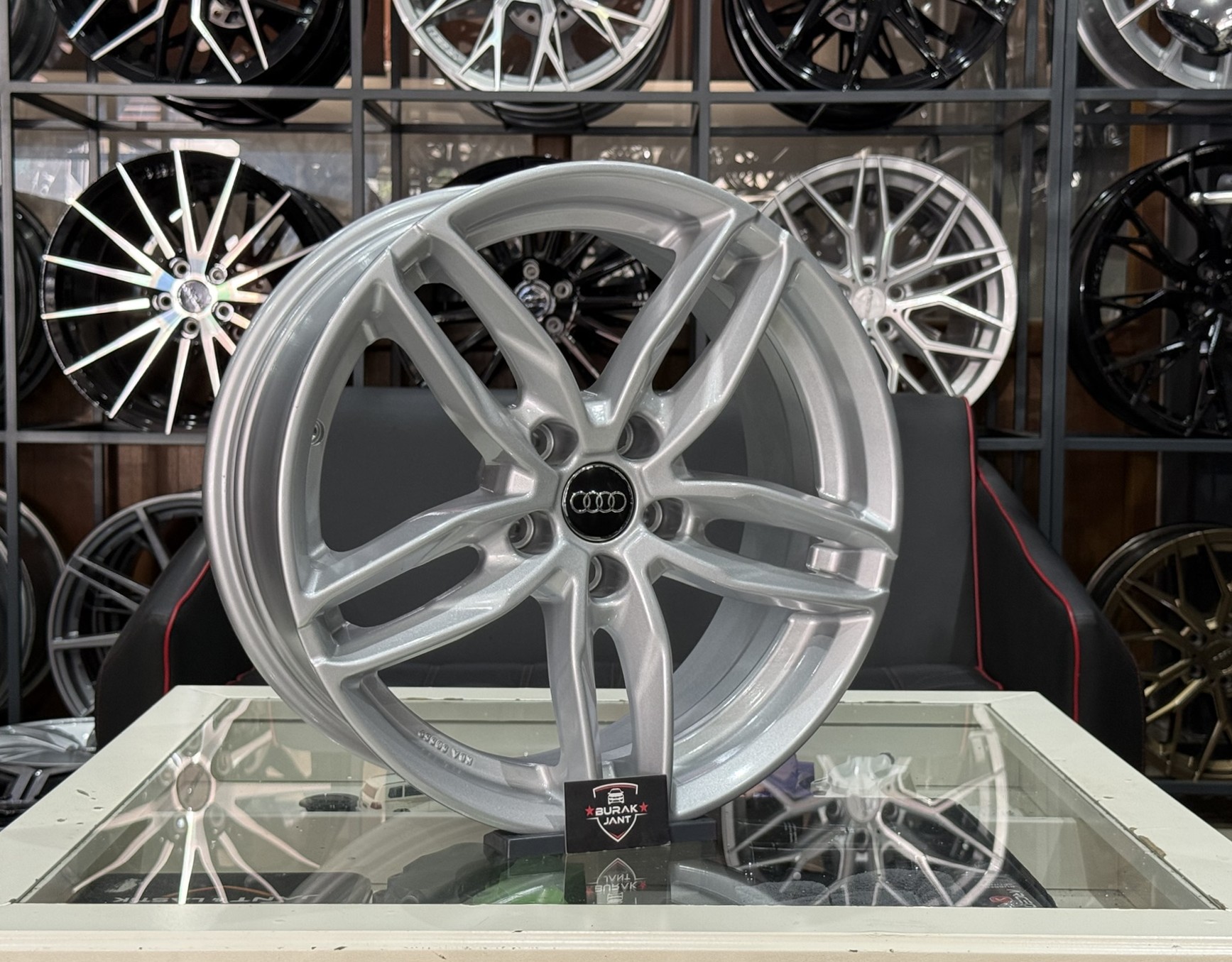 18 İNÇ 5X112 AUDİ RS6 A3 A4 A5 A6 SİLVER JANT MODELİ (4ADET) - Görsel 2