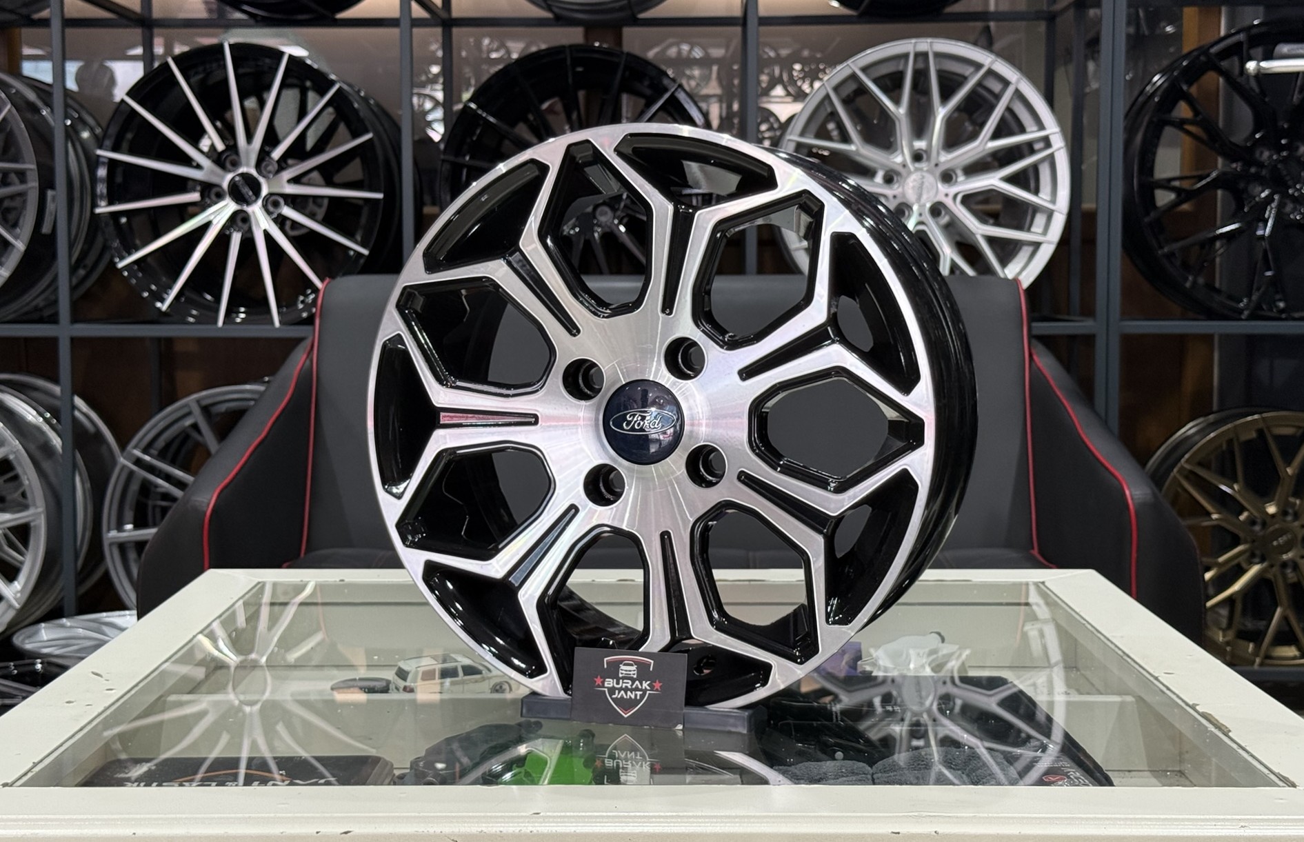 15 İNÇ 4X108 FORD FİESTA COURİER JANT MODELİ (4ADET) - Görsel 3