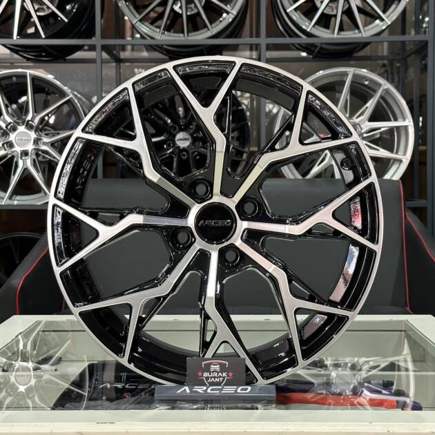 17 İNÇ 4X108 ET:35 ARCEO ROMA BLACK DİAMOND FORD FİESTA COURİER UYUMLU JANT MODELİ (4ADET)